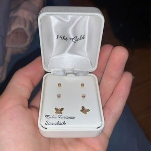 14k gold earrings